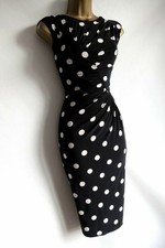 Phase Eight Black White Polka