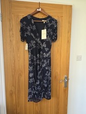 Phase Eight Ruched Navy Floral